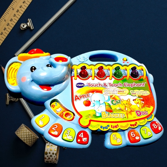 VTech Touch and Teach Elephant Book , BlueLearning/Educational Toy - Picture 2 of 11